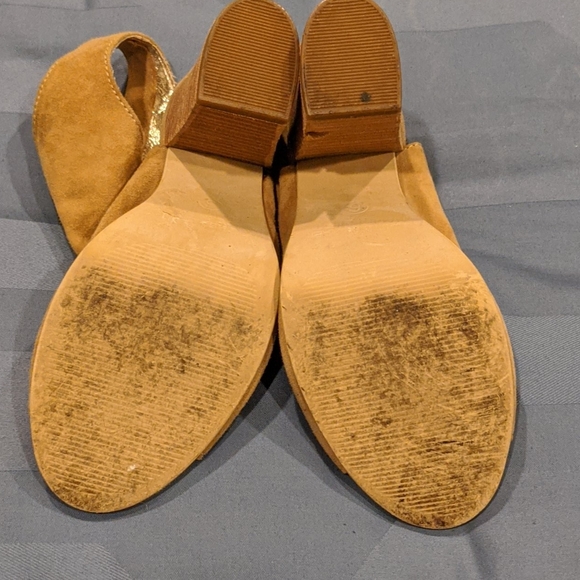 Slingback suede booties - Picture 4 of 8